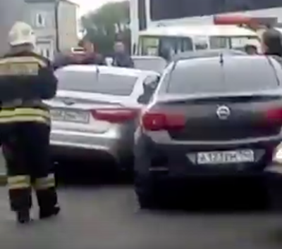 Ребенок и трое взрослых пострадали в серьезном ДТП в Новокузнецке