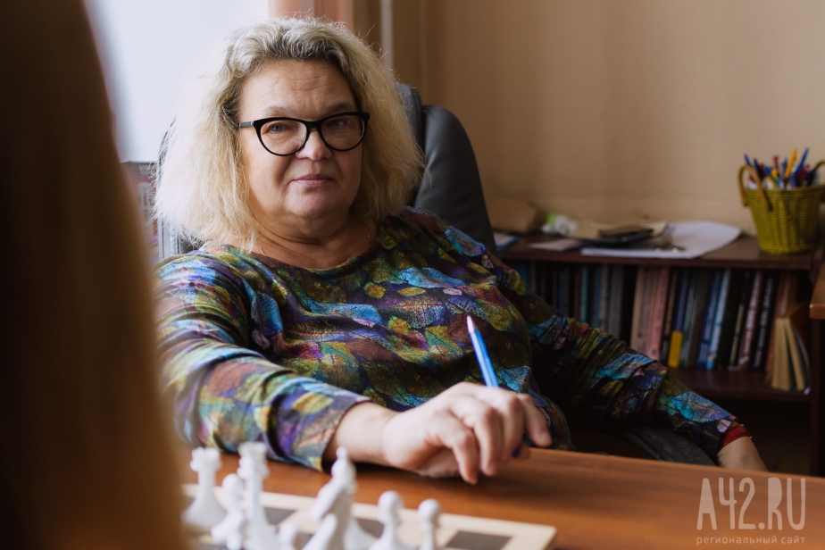 Инга Римовна Андреева, руководитель шахматного клуба при КемГУ/ Фото: Александр Патрин