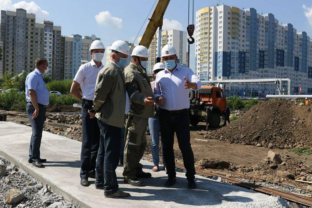 Магистральное строительство. Кемерово стройка на Притомском. Что строят на Притомском в Кемерово.