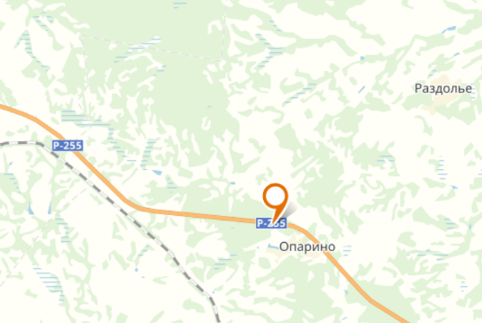 Карта пгт опарино