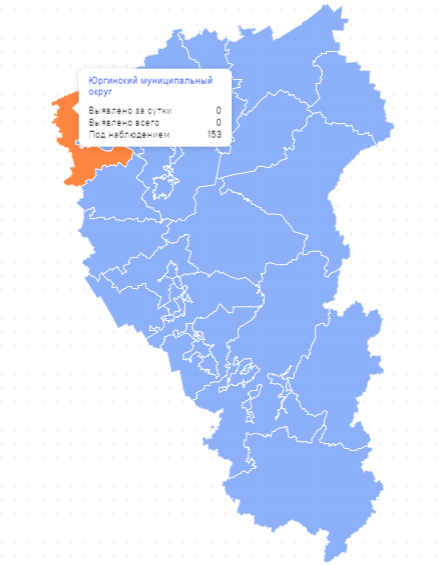 Контурная карта кузбасса