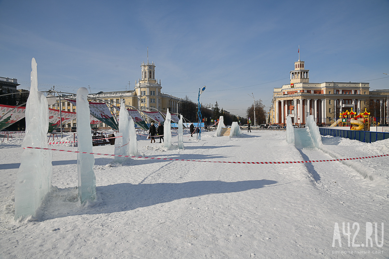 Ледовый городок Кемерово 2020