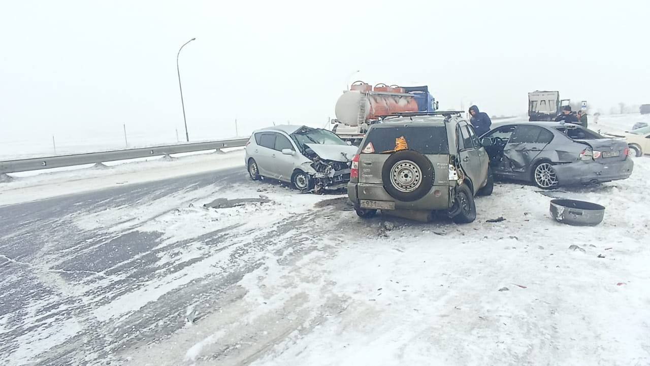 В массовом ДТП на трассе Кемерово — Новокузнецк пострадали двое